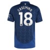 Camisola Manchester United Casemiro 18 Homen Equipamento 2ª 24/25